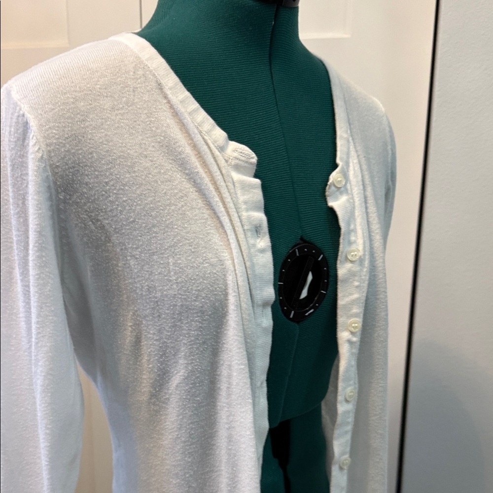 The Limited White Knit Cardigan - Picture 3 of 3
